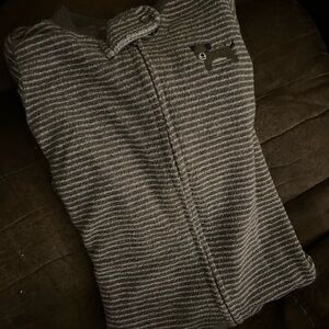 Carter's Gray Striped Footie